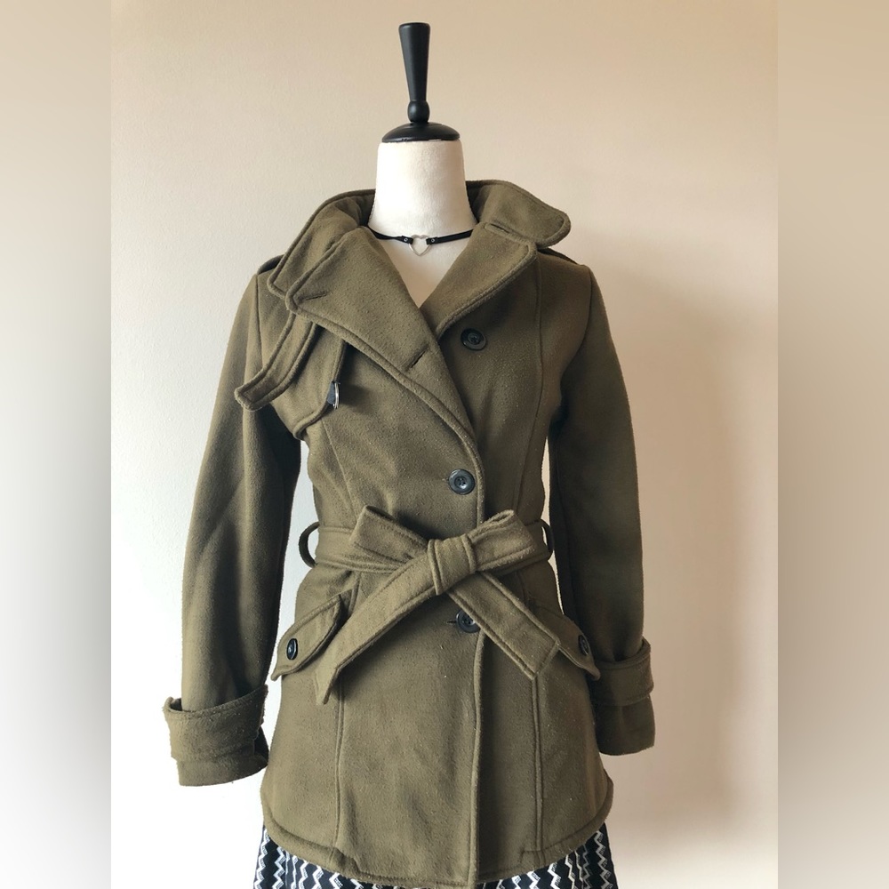 Army Green Trench Coat